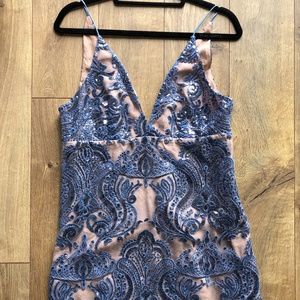 Free People - Night Shimmers Mini Dress - NWT